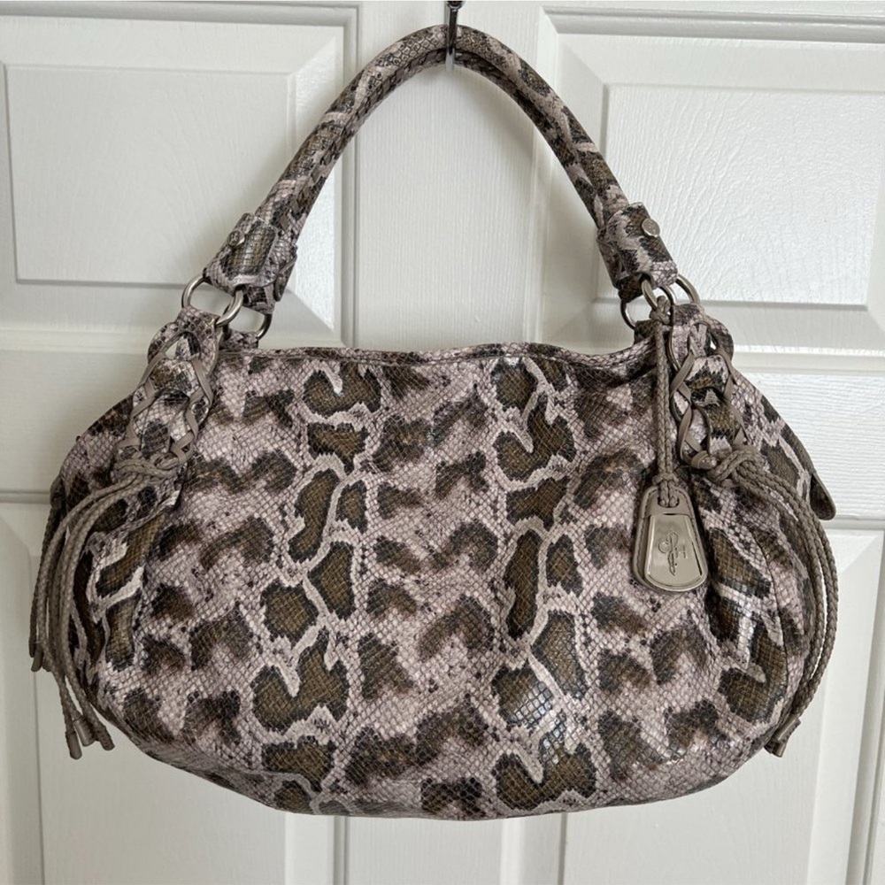 Cole Haan Snake print satchel